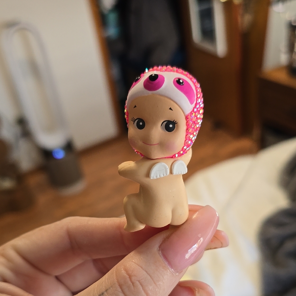 Pink Angel Baby Figurine Collectible Toy